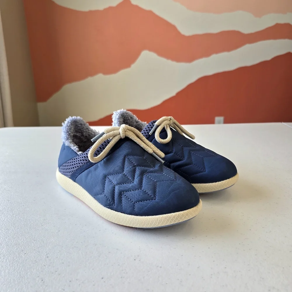 OluKai Mahiki Indoor Outdoor Slippers Slides Shoes Women's 9 Moonlit‎ Blue